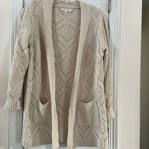 Maurice's Ivory Cardigan